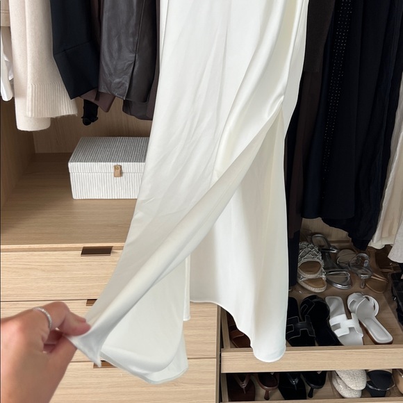 J. Crew Gwyneth slip skirt white Size L - Picture 5 of 7